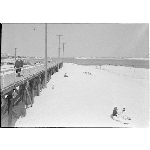 Rockaway Beach: Existing conditions, east end of boardwalk looking east from 19th Street
